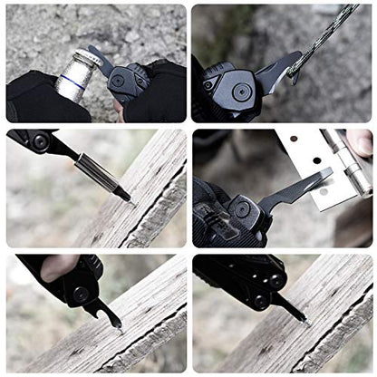 15 in 1 Multitool Pliers, Gifts for Men, White Elephant Gifts for Adults, Stocking Stuffers for Men, Christmas Gift for Dad Him, Husband, Boyfriend, Grandpa - style: Multitool Knife