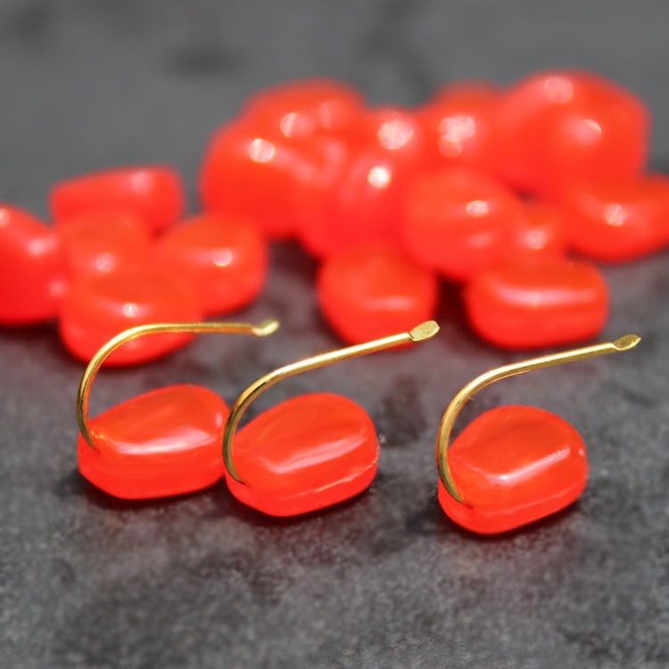 250-pcs ﻿﻿5colors Fishing Lure, Artificial Corn Kernel Soft Bait, Artificial Bait