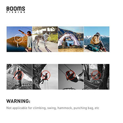Booms Fishing CC1 Multi-Use Carabiner Clip, 6 Pack Small Caribeener Clips, Mini Keychain Caribeaner Clip 2 inch, Aluminum D Ring Carabiners, Multi-Colored - color: Black, 12pcs