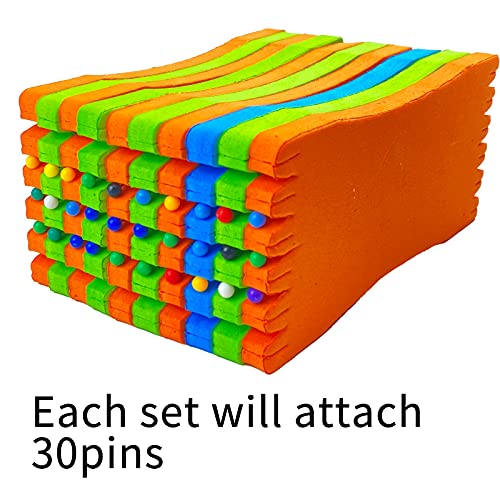 Fishing Leader Line Hook Holder Organizer Foam Board Snelled Fishing Hooks Keeper Leader Wallet Pack of 10