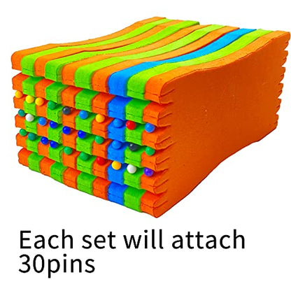 Fishing Leader Line Hook Holder Organizer Foam Board Snelled Fishing Hooks Keeper Leader Wallet Pack of 10