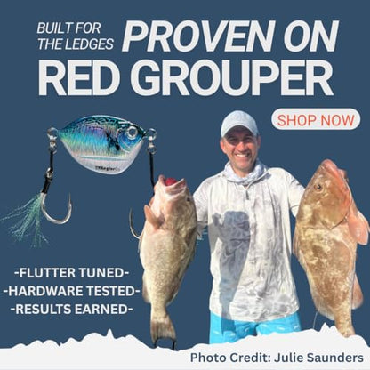 Imposter Jig, Bonita Pattern, Slow Pitch Fishing Lure, Inshore and Offshore - size: 200 Gram