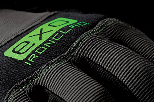 Ironclad EXO Pro Water Resistant; Work Gloves, (1 Pair), EXO2-MWR-04-L, Black/Grey - size: Large (Pack of 2)