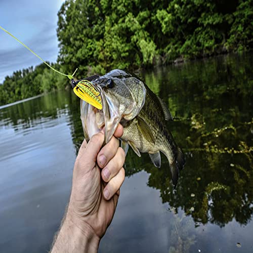Bass Jigs, 5pcs/Box, 2.76in/0.35oz, Medium Size, J Hook, Silicone & Metal Material, Weedless Design, Ideal for Bass, Trout, Walleye & More