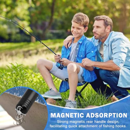 Fishing Scale,80lbs/35kg Fishing Gear with Built-in Measuring Tape,Fish Hook Remover Tool,Portable Hanging Fishings Weight Scale Luggage Scales with Hook,Fish Gifts for Men