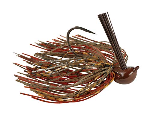 War Eagle Jiu-Jigsu Bass Fishing Lure with Weed Guard and Hole-in-One Style Skirt - color: Phantom Brown Craw