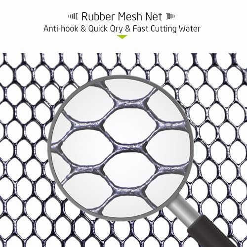 Maykay Carbon Telescopic Fishing Net with Long Handle up-to14ft – Lightweight Rubber Landing Net for High Docks, Piers, Boats, Coastal & Jetty, Collapsible with Carrying Bag - color: 3.75m/12ft