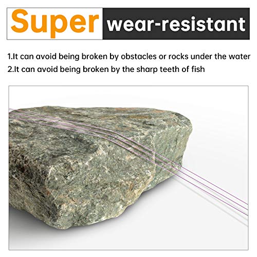 Rikimaru FC 100% Fluorocarbon Pure Shock Resistant, Sinks Faster Than Mono, Leader Material, 2LB-150LB - color: Clear, size: 50Yards-100LB
