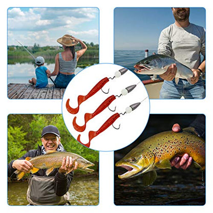 Fishing Weights Kit 29/83pcs Bullet Fishing Weights for Bass Fishing Texas Rigs Worm Weights Fishing Sinkers Freshwater Saltwater Fishing Tackle - style: 83pcs