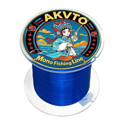 Monofilament Fishing Line, 500 Yards, 7-38 LB Test, High Strength Abrasion Resistant - color: Dark Blue, size: 0.50MM/38LB