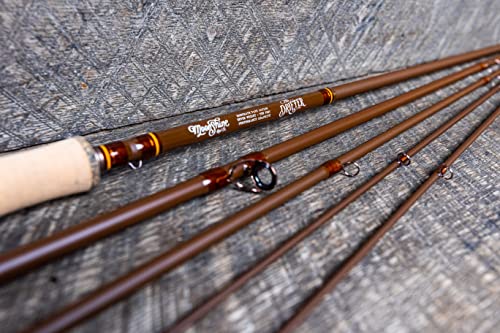 Moonshine Rod Company Fast Action Fly Fishing Rod – Carbon Fiber Graphite Rod with Zippered Travel Case – Drifter II, Vesper, Epiphany ESN, Outcast, Phantom & Rambler Series - 2WT up to 12WT Rods - size: 7WT- 10', style: Trout Fishing