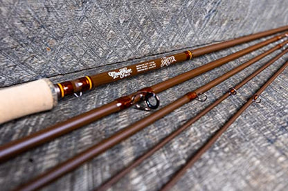 Moonshine Rod Company Fast Action Fly Fishing Rod – Carbon Fiber Graphite Rod with Zippered Travel Case – Drifter II, Vesper, Epiphany ESN, Outcast, Phantom & Rambler Series - 2WT up to 12WT Rods - size: 7WT- 10', style: Trout Fishing