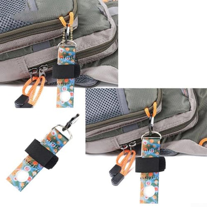 2 Pack Fly Fishing Floatant Bottle Holder With Karabiner Clip Nylon Webbing Sinkant Pouch For Waistcoat Or Jacket Brook Trout Design