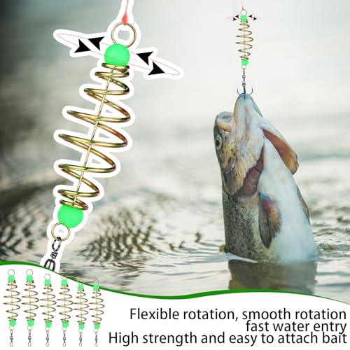 Wonderjune 50/30 Pcs Carp Rig Luminous Carp Fishing Equipment Bait Holder Metal Fishing Feeder Basket Multisize Olive Shape Summer for Freshwater Lures Basket Mullet Accessories - size: 2.34",2",1.73"
