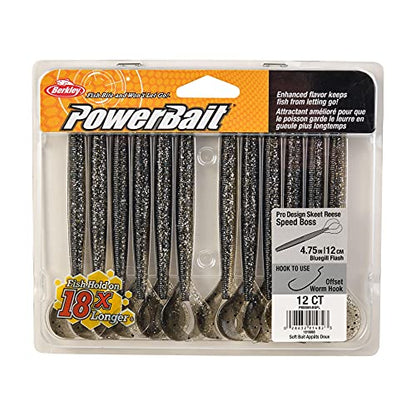 Berkley PowerBait Speed Boss Fishing Soft Bait - color: Bluegill Flash, size: 4 3/4"
