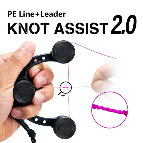 Knot Assist 2.0, Fishing Knot Tying Tool, GT Knotter, Fishing Line Monofilament FG PR Knotter