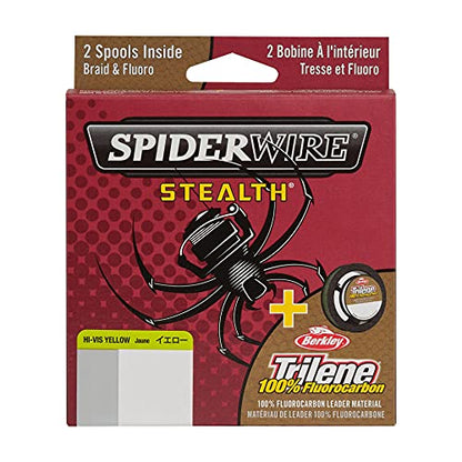 Spiderwire Ultracast Fluorocarbon 200-Yard Spool (Clear, Pound Test 4) - size: 150 yd / 8 lb test