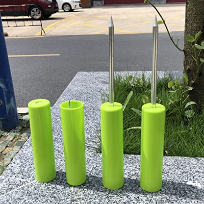 JBRUN Fishing Rod Holder, Fishing Pole Holders Ground, Rod Holders for Bank Beach Fishing, Beach Support Stand Reinforced PVC, Without Hurting The Rod Holder, Alarm Bells…
