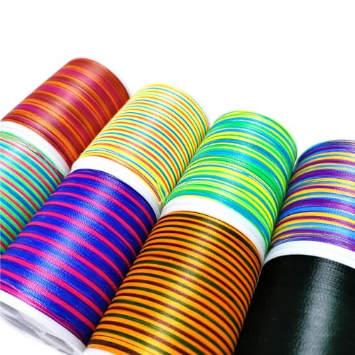 (8pcs*240yd) Kalavarma Rod Wrapping Thread for Fishing Rod Wrapping Thread Rod Building Repair - style: NCP klm056