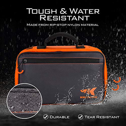 KastKing Signature Lure Bag Utility Binder Tackle Bag - Fishing Gear, Self-Healing Zippers & Padded Handle Design