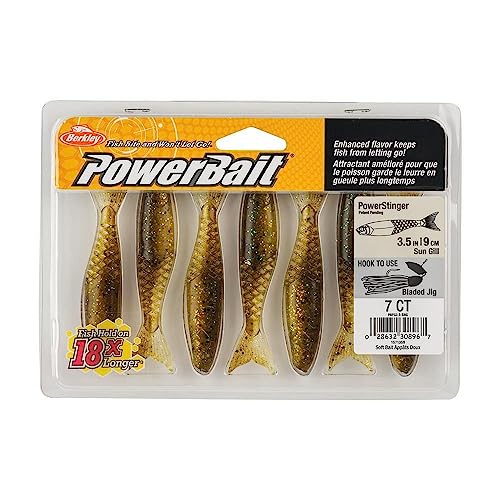 Berkley PowerBait PowerStinger Fishing Soft Bait - color: Sun Gill, size: 3 1/2"