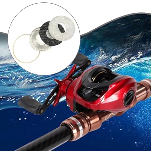 Fishing Reel Wire Cup Set Gear Sprocket Ratchet Carbon Brake Pads Pressure Plate Accurate Control Restoration Stainless Steel Aluminum Alloy Suitable - color: Stainless Steel