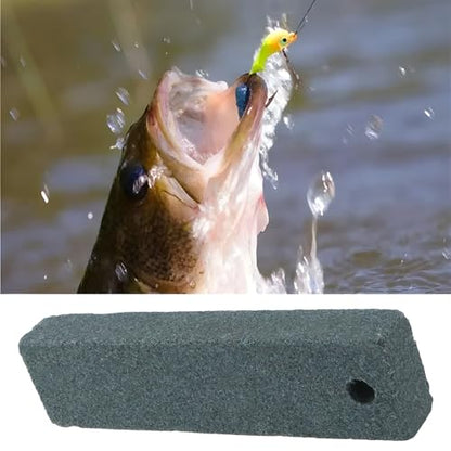 ECSiNG 4Pcs Hook Sharpener 80x20x10mm 180 Mesh for Fishhook Trident Fishhook