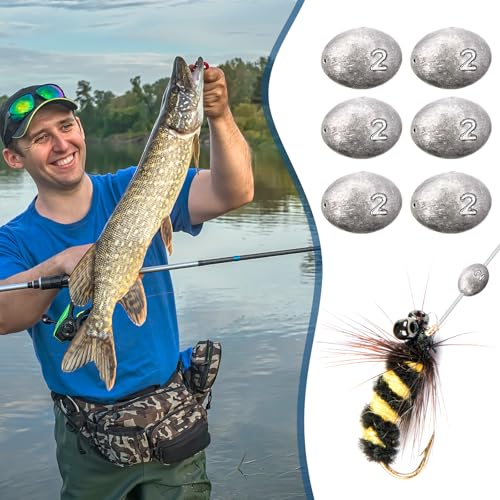 Egg Fishing Sinker Weights Kit Egg Weights Rig Drop Bass Casting Fishing Sinkers Saltwater Freshwater Gear Tackle - size: 2oz