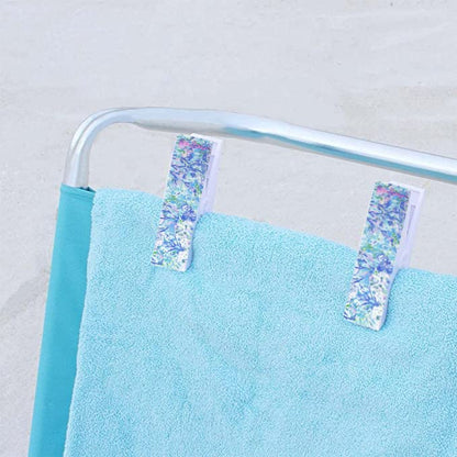 Lilly Pulitzer Water Resistant Vinyl Beach Day Pouch, Zipper Bag Includes Drink Hugger, Small Pouch, and Towel Clips - color: Soleil It On Me