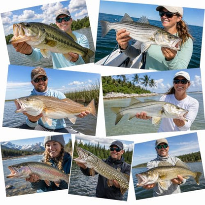 Texas Rigs 10 Pack, Pre-Rigged Bass Fishing Rig with Bullet Weight, Swivel & Snap, Weedless Soft Plastic Rig for Largemouth & Smallmouth Bass - color: Blood, size: 3/16oz