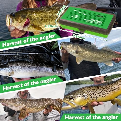 FONMANG Fishing lures-2026 New Fishing Lure kit for Bass Trout,Tackle Box with Tackle Included, Fishing Plugs,Swimbait, Minnows, Soft Baits, Hooks & Weights Accessories