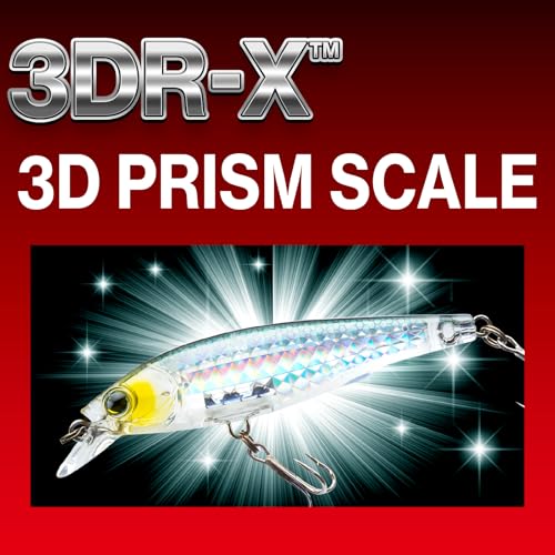 Yo-Zuri 3DR-X - color: Clear, size: 80mm