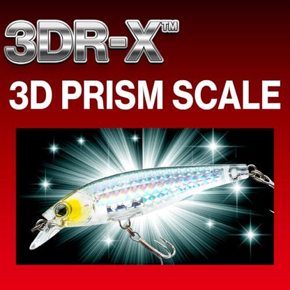 Yo-Zuri 3DR-X - color: Clear, size: 80mm