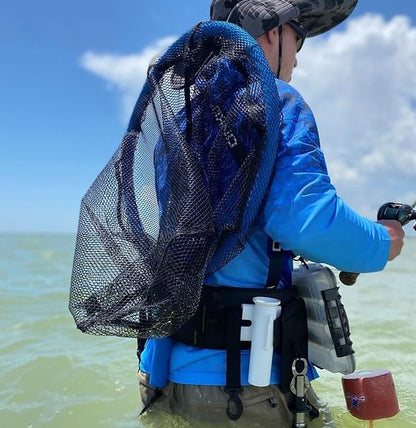 Wade Fishing Belt - Wading Belt Fishing Belt - Whitley Back-Pro - Wade Belt Pouch - Rod Holder Options Available