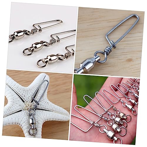 balacoo Pin Swivel Fishing Tackle Hooks Equipment para Cool Fishing Lures Pole Fishing Accessories Wire Plant