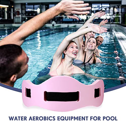 3 Pcs Swimming Flotation Exercise Belt Water Aerobics Equipment Water Waist Belt for Pool Aquatic Fitness Foam Flotation Aid for Low Impact Workouts Swimming Pool, 3 Colors