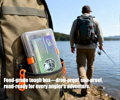 Elite Bass Fishing Tackle Box Kit - All-in-One Lure Set | Fully loaded with zero junk fillers. Premium Gear Gift for beginners, teens, Men, Dad, Weekend & Progressive Anglers - color: 75Pcs - Fishing Starter Kit (TEENS & Beginners)