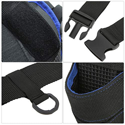 Akozon Waist Fishing Rod Holder, Lightweight Waist Fishing Rod Holder Oxford Fabric Belt Strap Support Waist Rod Holder Belt Angling Tools Accessories(Fishing Waist Belt)
