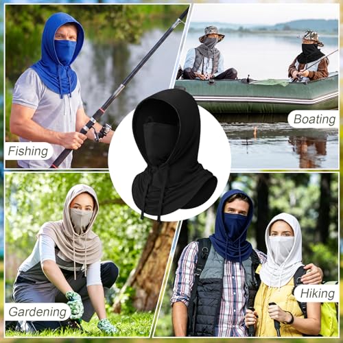 Cooling Balaclava Face Mask Breathable Full Head Mask Sun Protection Neck Cover UV Face Cover for Men Women - color: Tactical Color