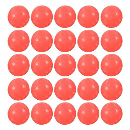 M METERXITY Glow Fishing Beads - Plastic Luminous Round Bait Egg Lure Rigs Apply to Outdoor Tackle Tool - color: Red, size: 4mm