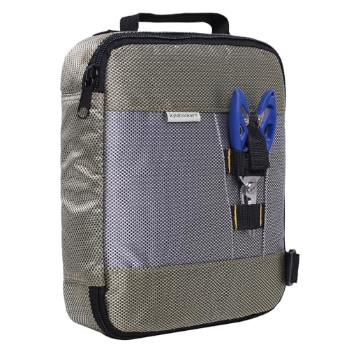 Kylebooker Soft Plastic Bait Storage Binders Organizer Saltwater Fishing Lure Leader Wallet Tackle Binder Bag - color: Green