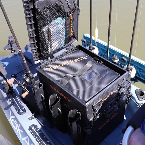 YakAttack 14” x 12” HD Bait Binder | Large Soft Bait Organizer & Fishing Lure Storage Case | Heavy-Duty Imported Tackle Bag for Plastics, Tools & Gear | Ideal for Kayak & Boat Anglers | Fishing Wallet