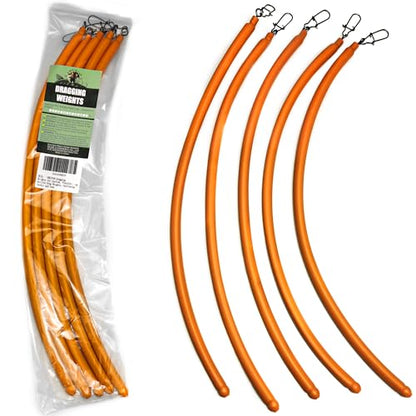 Dragging Weights for Catfishing, Drag Weights No Snag Sinkers for Bottom Bouncing, Trolling, Drifting, Snagless Catfish Sinker Tackle Gear and Equipment - size: A1-2oz-Orange-5PCS