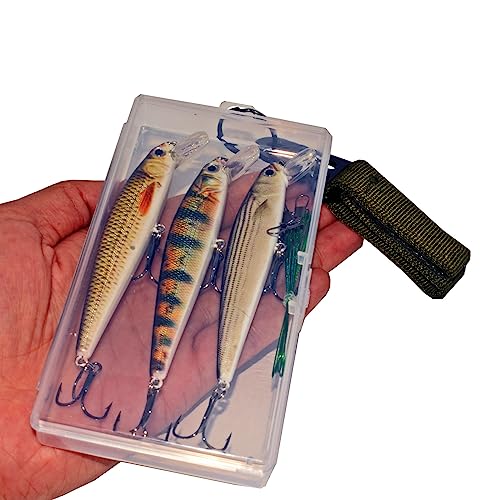 Fishing Lure Swimbait Crankbait Trout Bass Catfish Muskie Bait Fishing Accessories Fishhook Hunting - color: Minow-4.1''-3PCS-Set A