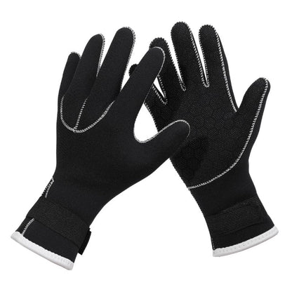 SUJAYU 3mm Neoprene Gloves Diving Gloves Wetsuit Gloves, Anti Slip Waterproof Fishing Gloves with Adjustable Wrist Strap, Water Proof Scuba Gloves Sailing Gloves Men & Women - size: XX-Large