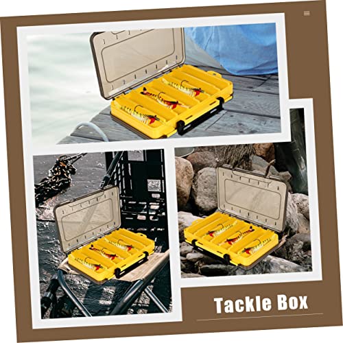 BESPORTBLE 2pcs Fishing Lure Case Drainage for Bass High-grade Organize Baits Fishing Bait Storage