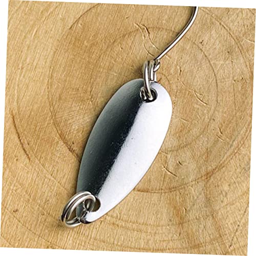 Toddmomy Sequin Bait Fishing Lures for Bass Artificial Fishing Tool Bait Blades Hook Blades Portable