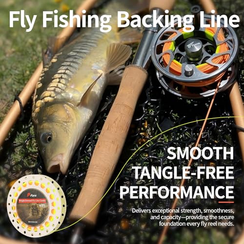 8Fans Fly Fishing Line Combo,Weight Forward Floating Line with Two Welded Loops, Backing Line,Tapered Leader,WF2,WF3,WF4,WF5,WF6,WF7,WF8 - size: WF-8F