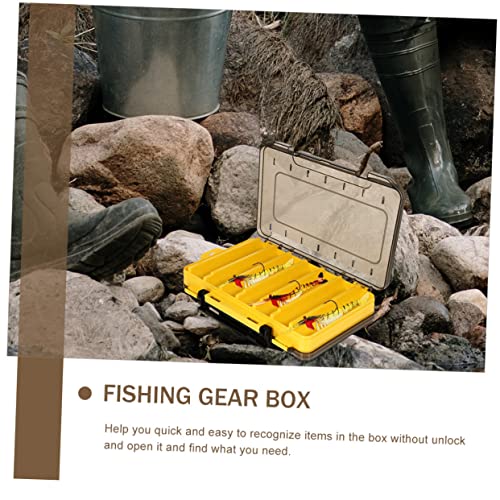 BESPORTBLE 2pcs Fishing Lure Case Drainage for Bass High-grade Organize Baits Fishing Bait Storage