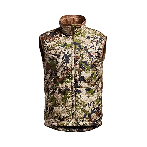 SITKA Kelvin Aerolite Vest - Lightweight Insulated Hunting Vest for Men - color: Optifade Subalpine, size: Medium